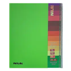 دفتر 200 برگ سیمی جلد طلقی PP سایز رحلی &ndash; برایتو| فروش اینترنتی لوازم التحریر، لوازم تحریر، ملزومات اداری