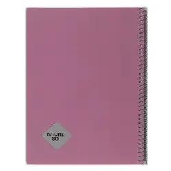 دفتر 80 برگ سیمی جلد طلقی سایز وزیری نیلای &ndash; برایتو| فروش اینترنتی لوازم التحریر، لوازم تحریر، ملزومات اداری