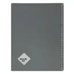 دفتر 80 برگ سیمی جلد طلقی سایز وزیری نیلای &ndash; برایتو| فروش اینترنتی لوازم التحریر، لوازم تحریر، ملزومات اداری