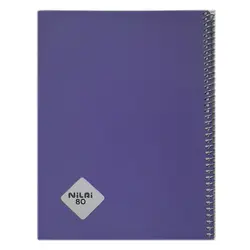 دفتر 80 برگ سیمی جلد طلقی سایز وزیری نیلای &ndash; برایتو| فروش اینترنتی لوازم التحریر، لوازم تحریر، ملزومات اداری