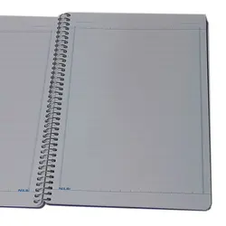 دفتر 80 برگ سیمی جلد طلقی سایز وزیری نیلای &ndash; برایتو| فروش اینترنتی لوازم التحریر، لوازم تحریر، ملزومات اداری