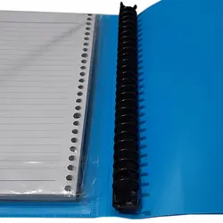 دفتر کلاسوری جلد طلقی جیب دار 100 برگ 26 سوراخ &ndash; برایتو| فروش اینترنتی لوازم التحریر، لوازم تحریر، ملزومات اداری