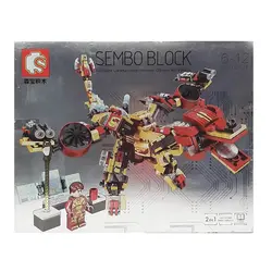 لگو 2 در 1 طرح Iron Man کد 60021 مدل MK42 SEMBO BLOCK با 451 تکه – برایتو| فروش اینترنتی لوازم التحریر، لوازم تحریر، ملزومات اداری