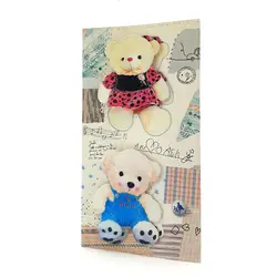 کارت پستال برجسته اکلیلی فانتزی طرح خرس همراه با پاکت کد T13-08 &ndash; برایتو| فروش اینترنتی لوازم التحریر، لوازم تحریر، ملزومات اداری