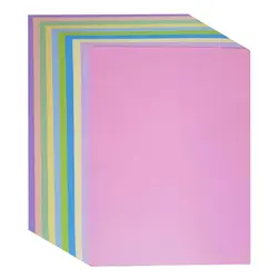 کاغذ رنگی A4 بسته 50 عددی 10 رنگ &ndash; برایتو| فروش اینترنتی لوازم التحریر، لوازم تحریر، ملزومات اداری