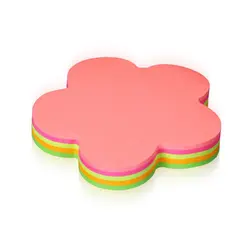 کاغذ یادداشت چسب دار رنگی طرح فانتزی 100 برگی &ndash; برایتو| فروش اینترنتی لوازم التحریر، لوازم تحریر، ملزومات اداری