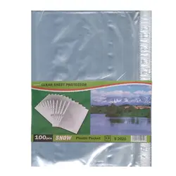 کاور کاغذ پلاستیکی A4 اسنو Snow بسته 100 عددی &ndash; برایتو| فروش اینترنتی لوازم التحریر، لوازم تحریر، ملزومات اداری