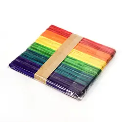 چوب بستنی رنگی بسته 50 عددی باریک &ndash; برایتو| فروش اینترنتی لوازم التحریر، لوازم تحریر، ملزومات اداری