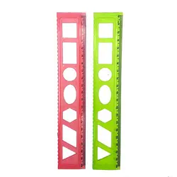 خط کش شابلون دار ژله ای 20 سانتی متر &ndash; برایتو| فروش اینترنتی لوازم التحریر، لوازم تحریر، ملزومات اداری