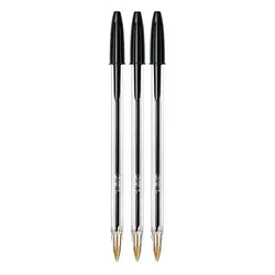 خودکار بیک مدل کریستال با قطر 1 میلی متر بسته 3 عددی &ndash; برایتو| فروش اینترنتی لوازم التحریر، لوازم تحریر، ملزومات اداری