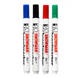 ماژیک وایت برد Snowman نوک تخت بسته 12 عددی &ndash; برایتو| فروش اینترنتی لوازم التحریر، لوازم تحریر، ملزومات اداری