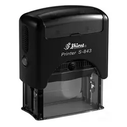 دستگاه مهر شاینی مدل S-843 سایز 18 × 47 &ndash; برایتو| فروش اینترنتی لوازم التحریر، لوازم تحریر، ملزومات اداری