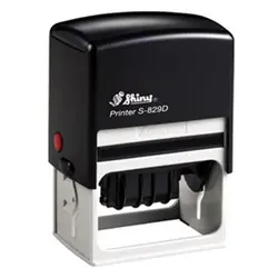 دستگاه مهر شاینی تاریخ دار مدل S-829-D سایز 40 × 64 &ndash; برایتو| فروش اینترنتی لوازم التحریر، لوازم تحریر، ملزومات اداری