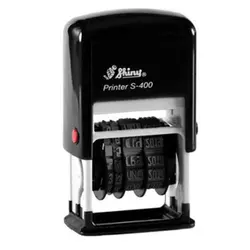 دستگاه مهر شاینی مدل S-400 تاریخ 4 میل &ndash; برایتو| فروش اینترنتی لوازم التحریر، لوازم تحریر، ملزومات اداری
