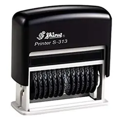 دستگاه مهر شاینی مدل S-313 نمراتور 3 میل 13 رقم &ndash; برایتو| فروش اینترنتی لوازم التحریر، لوازم تحریر، ملزومات اداری