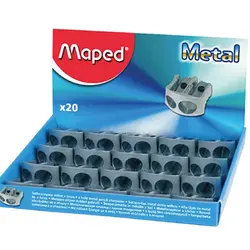 مداد تراش فلزی مپد کلاسیک دو سوراخ بسته تک عددی کد 506700 &ndash; برایتو| فروش اینترنتی لوازم التحریر، لوازم تحریر، ملزومات اداری