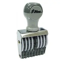 دستگاه مهر شاینی نمراتور 8 رقم مدل N-38 سایز 5 میل &ndash; برایتو| فروش اینترنتی لوازم التحریر، لوازم تحریر، ملزومات اداری