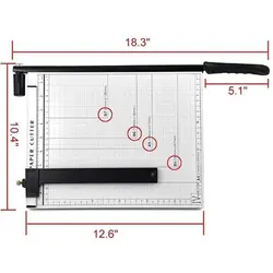 کاتر دستی سایز A4 برش کاغذ – برایتو| فروش اینترنتی لوازم التحریر، لوازم تحریر، ملزومات اداری