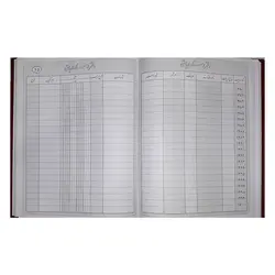 دفتر اسناد دریافتنی 160 برگ سایز وزیری &ndash; برایتو| فروش اینترنتی لوازم التحریر، لوازم تحریر، ملزومات اداری