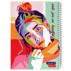 دفتر 100 برگ سیمی جلد دار نهال مکث طرح پرتره کد 9136 &ndash; برایتو| فروش اینترنتی لوازم التحریر، لوازم تحریر، ملزومات اداری