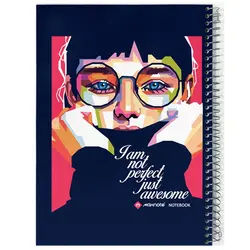 دفتر 100 برگ سیمی جلد دار نهال مکث طرح پرتره کد 9136 &ndash; برایتو| فروش اینترنتی لوازم التحریر، لوازم تحریر، ملزومات اداری