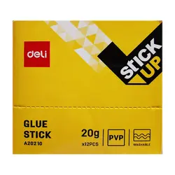 چسب ماتیکی دلی 20 گرم مدل Deli A20210 بسته 12 عددی &ndash; برایتو| فروش اینترنتی لوازم التحریر، لوازم تحریر، ملزومات اداری