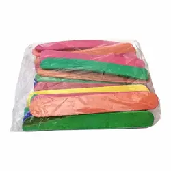 چوب بستنی رنگی پهن بسته 25 عددی &ndash; برایتو| فروش اینترنتی لوازم التحریر، لوازم تحریر، ملزومات اداری