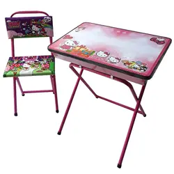 میز و صندلی تحریر تاشو دخترانه طرح کیتی &ndash; برایتو| فروش اینترنتی لوازم التحریر، لوازم تحریر، ملزومات اداری