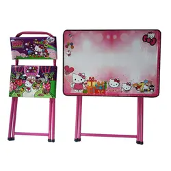 میز و صندلی تحریر تاشو دخترانه طرح کیتی &ndash; برایتو| فروش اینترنتی لوازم التحریر، لوازم تحریر، ملزومات اداری