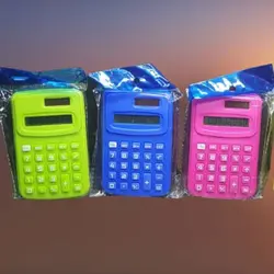 ماشین حساب جیبی کوچک رنگی &ndash; برایتو| فروش اینترنتی لوازم التحریر، لوازم تحریر، ملزومات اداری