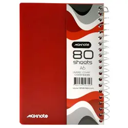 دفتر یادداشت 80 برگ Nahal Max نهال مکس جلد طلقی سیم از بغل کد 9330 &ndash; برایتو| فروش اینترنتی لوازم التحریر، لوازم تحریر، ملزومات اداری