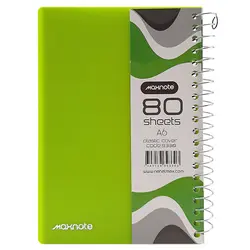 دفتر یادداشت 80 برگ Nahal Max نهال مکس جلد طلقی سیم از بغل کد 9330 &ndash; برایتو| فروش اینترنتی لوازم التحریر، لوازم تحریر، ملزومات اداری