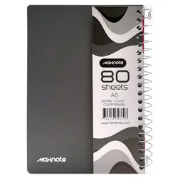 دفتر یادداشت 80 برگ Nahal Max نهال مکس جلد طلقی سیم از بغل کد 9330 &ndash; برایتو| فروش اینترنتی لوازم التحریر، لوازم تحریر، ملزومات اداری