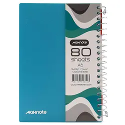 دفتر یادداشت 80 برگ Nahal Max نهال مکس جلد طلقی سیم از بغل کد 9330 &ndash; برایتو| فروش اینترنتی لوازم التحریر، لوازم تحریر، ملزومات اداری