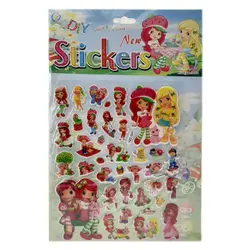 برچسب برجسته طرح توت فرنگی کد YZC-024 &ndash; برایتو| فروش اینترنتی لوازم التحریر، لوازم تحریر، ملزومات اداری