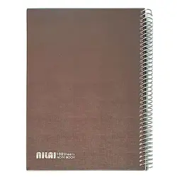 دفتر 100 برگ سیمی جلد سخت مقوایی ساده سایز وزیری &ndash; برایتو| فروش اینترنتی لوازم التحریر، لوازم تحریر، ملزومات اداری