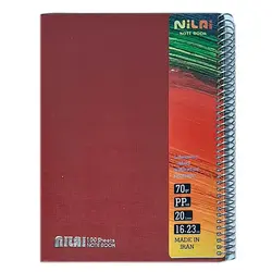 دفتر 100 برگ سیمی جلد سخت مقوایی ساده سایز وزیری &ndash; برایتو| فروش اینترنتی لوازم التحریر، لوازم تحریر، ملزومات اداری