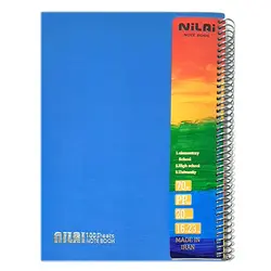 دفتر 100 برگ سیمی جلد سخت مقوایی ساده سایز وزیری &ndash; برایتو| فروش اینترنتی لوازم التحریر، لوازم تحریر، ملزومات اداری