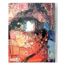 دفتر 200 برگ جلد سخت سیمی طرح دار سایز رحلی &ndash; برایتو| فروش اینترنتی لوازم التحریر، لوازم تحریر، ملزومات اداری