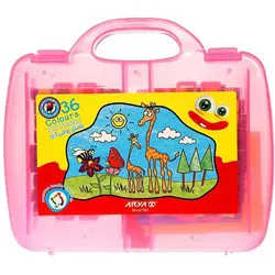 مداد شمعی 36 رنگ آریا پاستل کیفی کد 2032 &ndash; برایتو| فروش اینترنتی لوازم التحریر، لوازم تحریر، ملزومات اداری