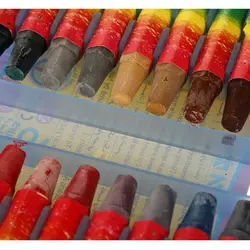 مداد شمعی 36 رنگ آریا پاستل کیفی کد 2032 &ndash; برایتو| فروش اینترنتی لوازم التحریر، لوازم تحریر، ملزومات اداری