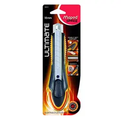 کاتر مپد 18 میلی متر مدل Ultimate کاتر بزرگ Maped کد 086610 – برایتو| فروش اینترنتی لوازم التحریر، لوازم تحریر، ملزومات اداری
