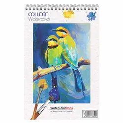 دفتر آبرنگ A4 سیمی 10 برگی 300 گرم &ndash; برایتو| فروش اینترنتی لوازم التحریر، لوازم تحریر، ملزومات اداری