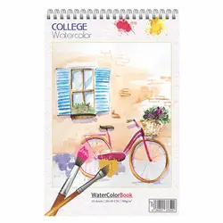 دفتر آبرنگ A4 سیمی 10 برگی 300 گرم &ndash; برایتو| فروش اینترنتی لوازم التحریر، لوازم تحریر، ملزومات اداری