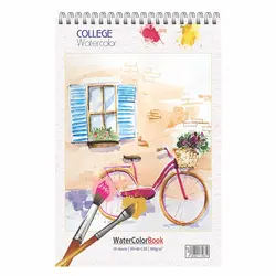 دفتر آبرنگ A3 سیمی 10 برگی 300 گرم &ndash; برایتو| فروش اینترنتی لوازم التحریر، لوازم تحریر، ملزومات اداری