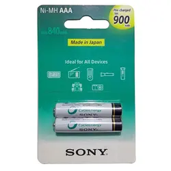 باتری شارژی نیم قلمی سونی مدل Sony NI-MH AAA 900mAh (جفتی) &ndash; برایتو| فروش اینترنتی لوازم التحریر، لوازم تحریر، ملزومات اداری