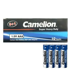 باتری نیم قلمی کملیون مدل Camelion Super Heavy Duty AAA بسته 40 عددی &ndash; برایتو| فروش اینترنتی لوازم التحریر، لوازم تحریر، ملزومات اداری