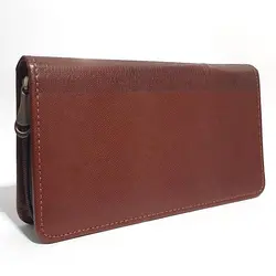 آلبوم چک چرمی زیپ دار 12 خانه (دارای ایندکس ماه شمار فارسی) &ndash; لوازم تحریر برایتو | خرید اینترنتی لوازم التحریر