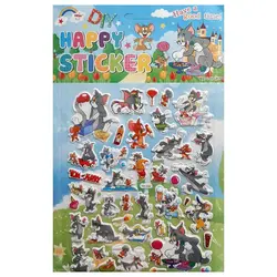 برچسب برجسته طرح تام و جری &ndash; لوازم تحریر برایتو | خرید اینترنتی لوازم التحریر