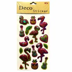 برچسب برجسته هفت رنگ طرح پرندگان &ndash; لوازم تحریر برایتو | خرید اینترنتی لوازم التحریر